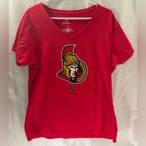 Ottawa Senators Fanatics Men's T Shirt Size X Large Red NHL Hockey Duchene